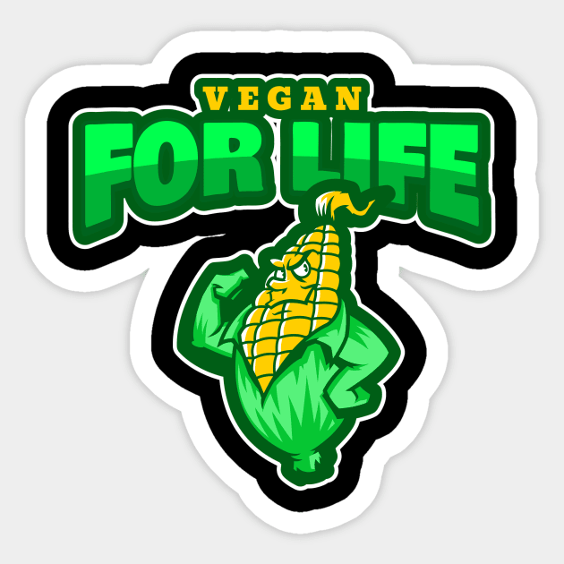 Vegan For Life Sticker by poc98